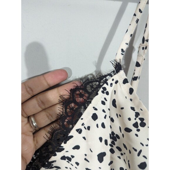 NWT A New Day Tan Black‎ Slip Midi Dress Women Size S - Picture 6 of 9